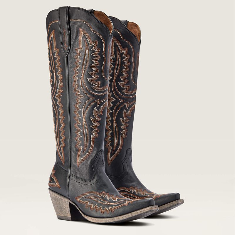 Ariat Casanova Western Boot Czarne Polska | SFWJGD-087