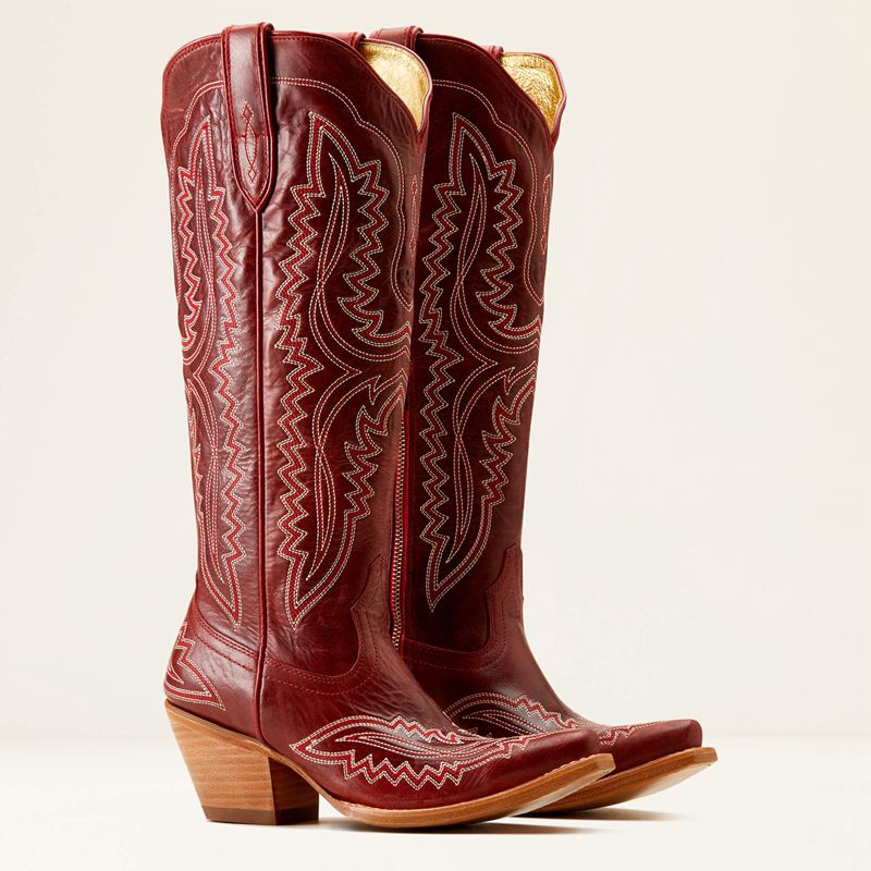 Ariat Casanova Western Boot Czerwone Polska | IBOQFN-697