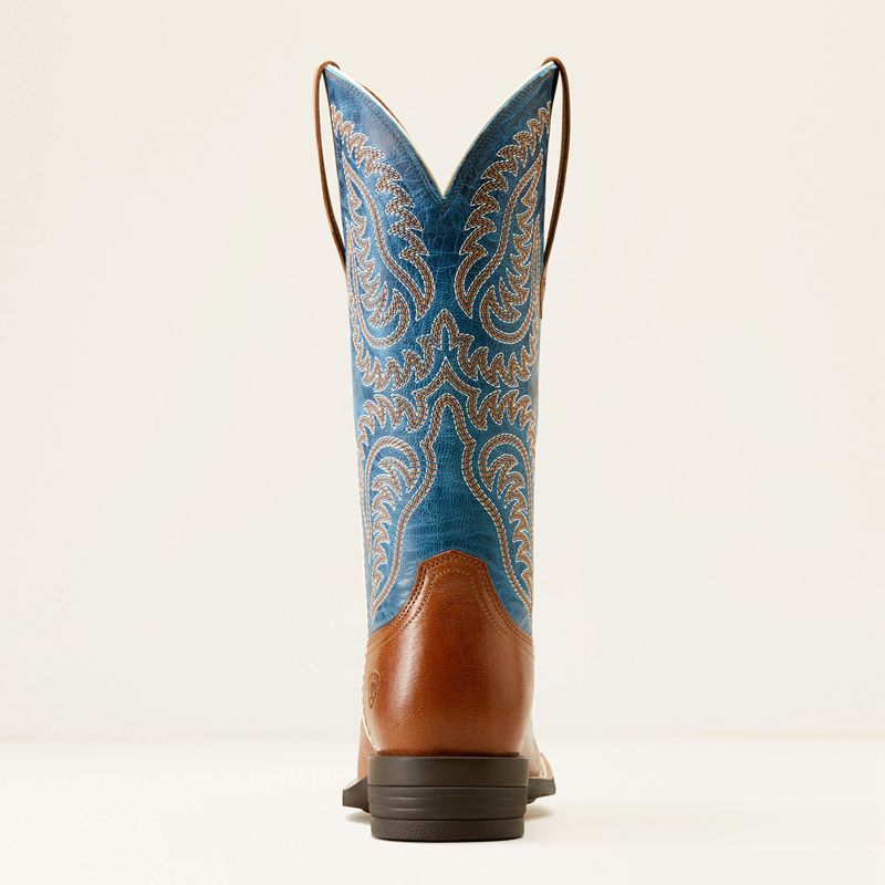 Ariat Cattle Caite Stretchfit Western Boot Niebieskie Polska | NDTUKB-176