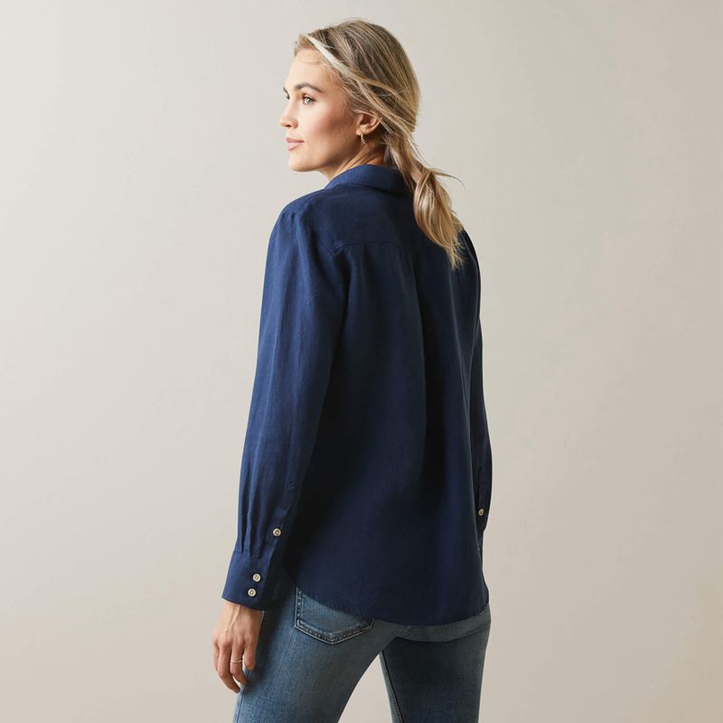 Ariat Cazadero Blouse Granatowe Polska | TERZNK-478