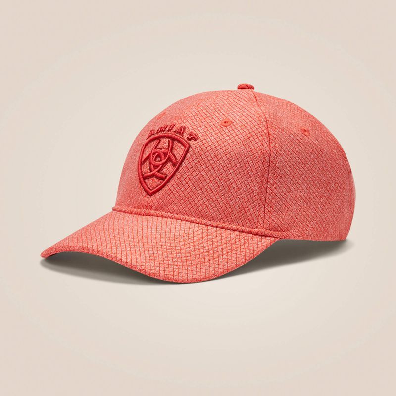 Ariat Center Shield Logo Cap Pomarańczowe Polska | ERGSXV-503