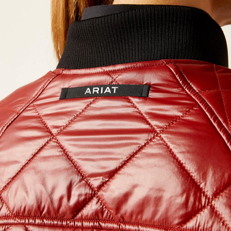 Ariat Charlie Insulated Jacket Fired Brick Polska | WLFBAM-796