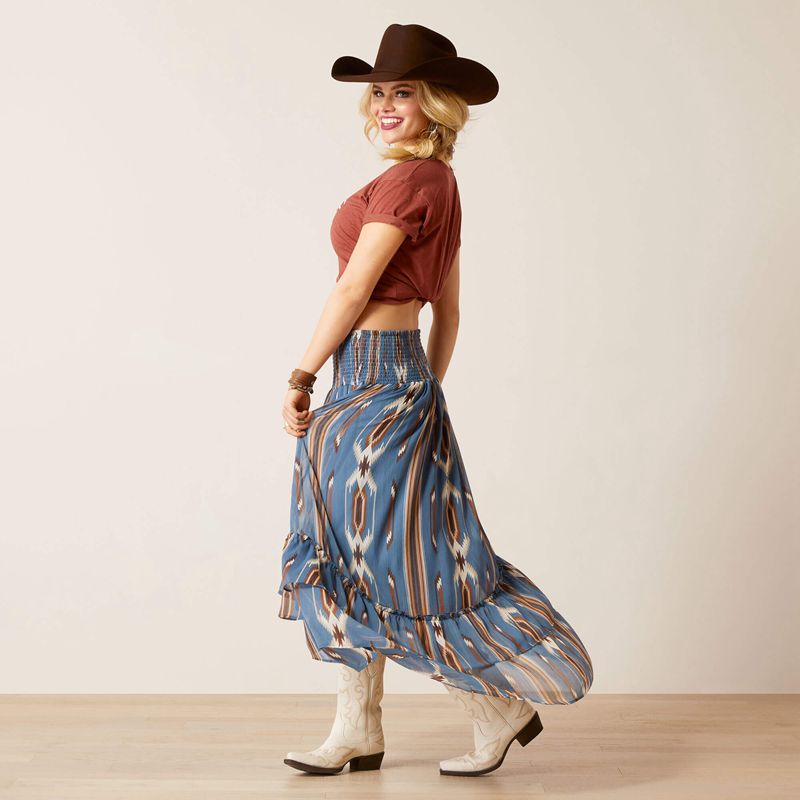 Ariat Chimayo Skirt Jacobo Chimayo Print Polska | DCVIOG-734