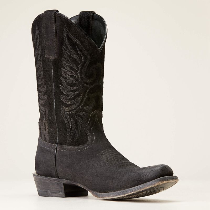 Ariat Circuit High Stepper Western Boot Czarne Polska | PNZSJQ-145