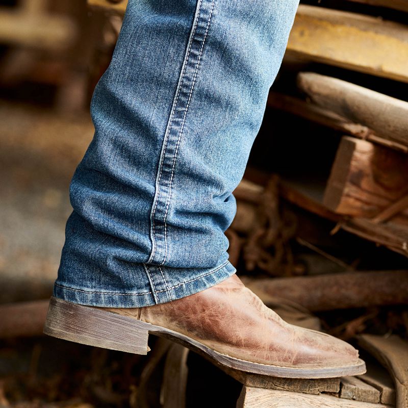 Ariat Circuit Patriot Western Boot Weathered Tan Polska | ARCNJF-354