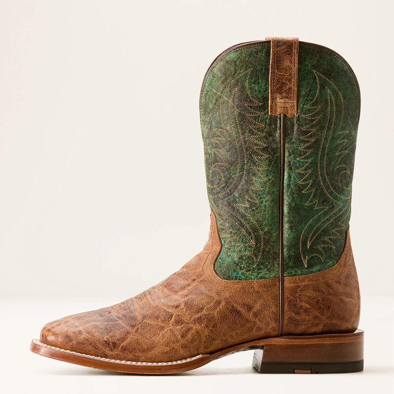 Ariat Circuit Paxton Cowboy Boot Brass/Mountain Forest Polska | VOJINH-539