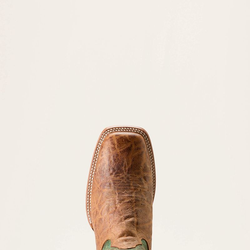 Ariat Circuit Paxton Cowboy Boot Brass/Mountain Forest Polska | VOJINH-539