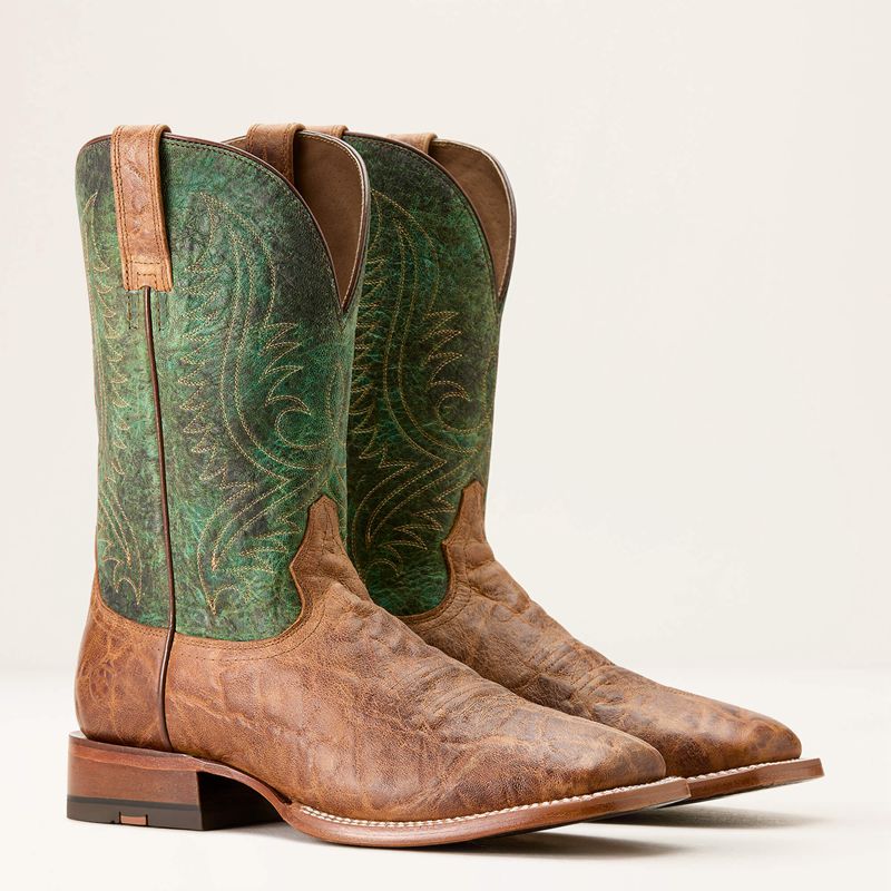 Ariat Circuit Paxton Cowboy Boot Brass/Mountain Forest Polska | VOJINH-539