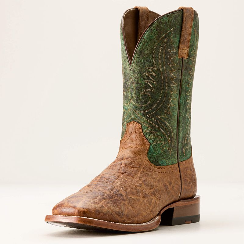 Ariat Circuit Paxton Cowboy Boot Brass/Mountain Forest Polska | VOJINH-539