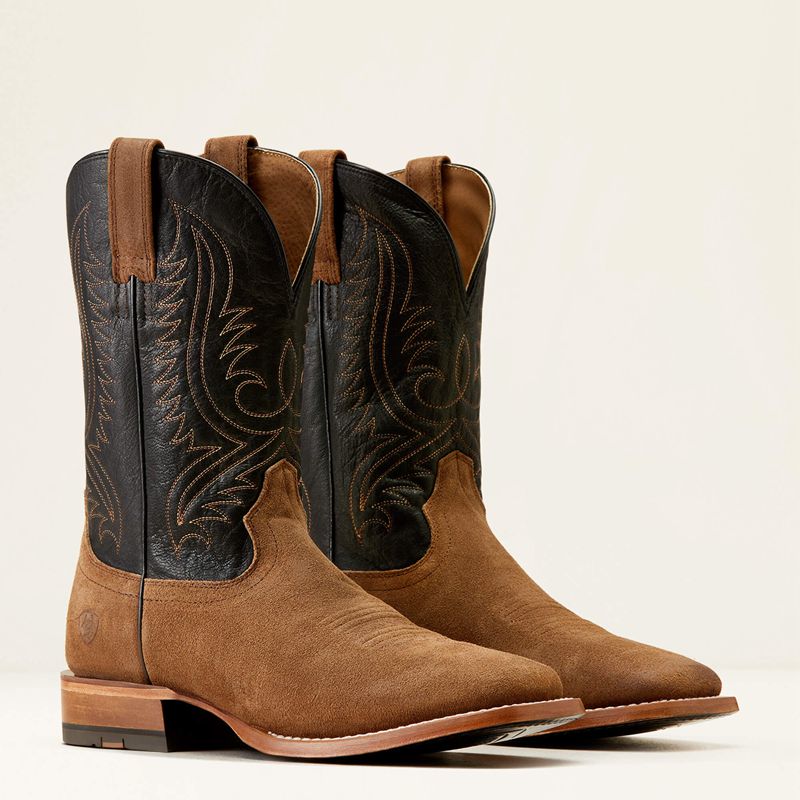 Ariat Circuit Paxton Cowboy Boot Brązowe Czarne Polska | LJOECA-965