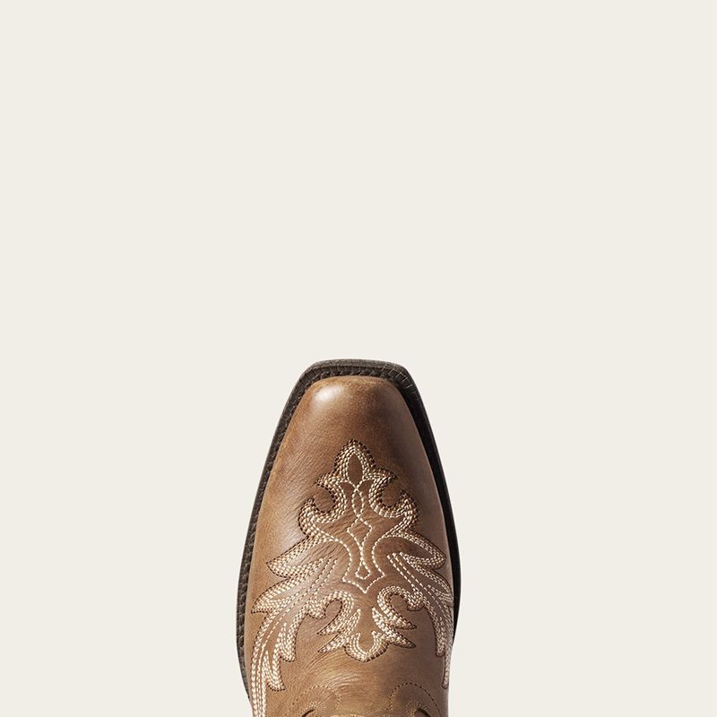 Ariat Circuit Rosewood Western Boot Natural Tan Polska | YHSLXA-812