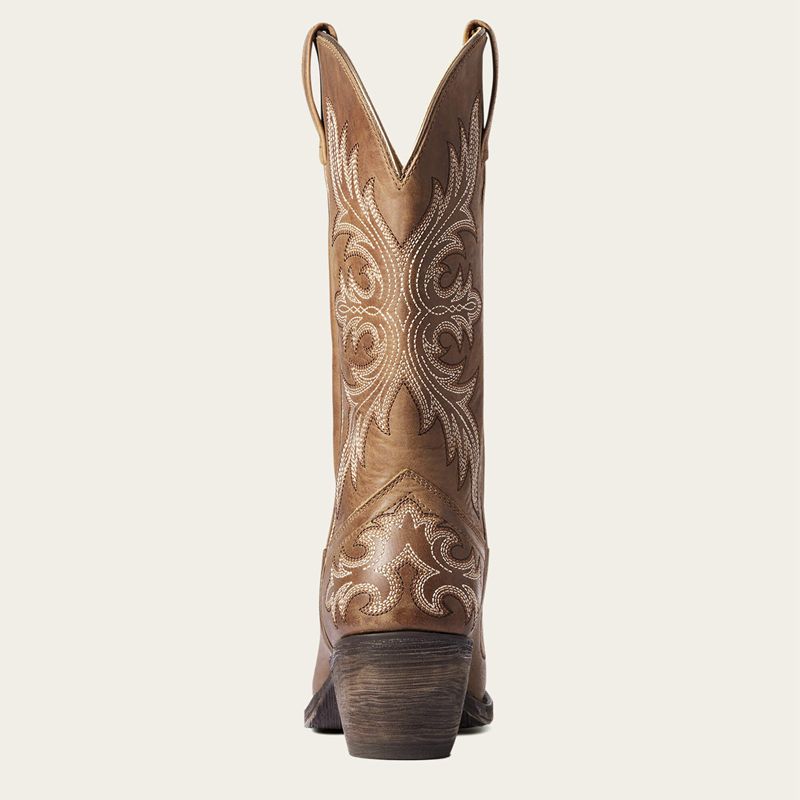 Ariat Circuit Rosewood Western Boot Natural Tan Polska | YHSLXA-812