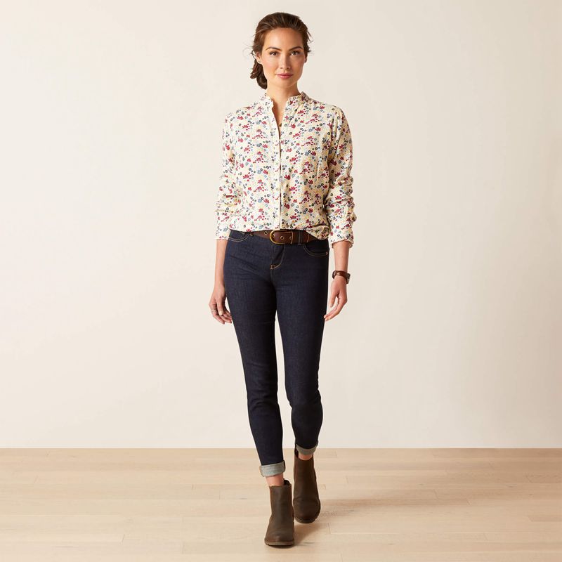 Ariat Clarion Blouse Mod Floral Polska | KQTLJE-079