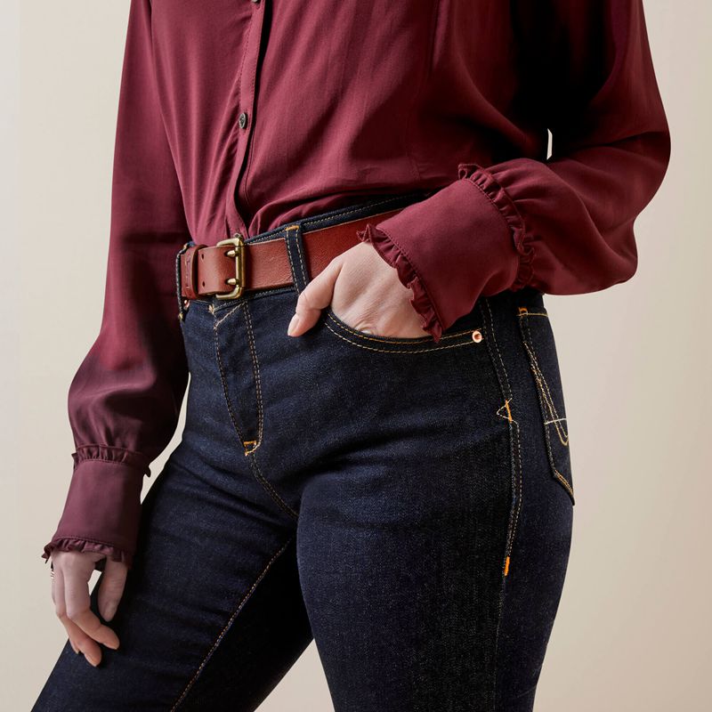 Ariat Clarion Blouse Tawny Port Polska | BOMEAP-328