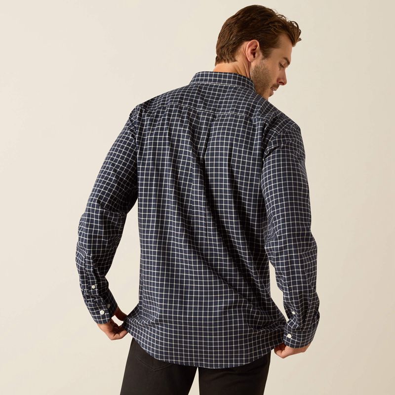 Ariat Clement Shirt Twilight Plaid Polska | JZGTAS-520