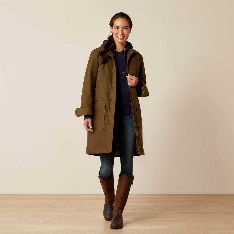 Ariat Cloverfield Coat Earth Polska | XBZOAE-478