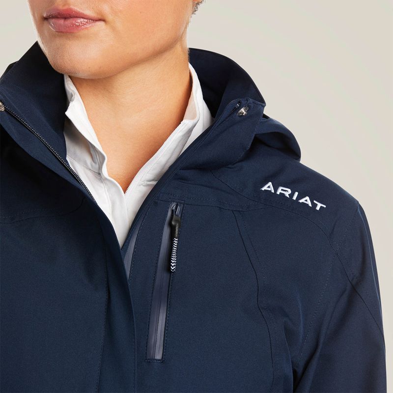 Ariat Coastal Jacket Granatowe Polska | FTEHYS-739