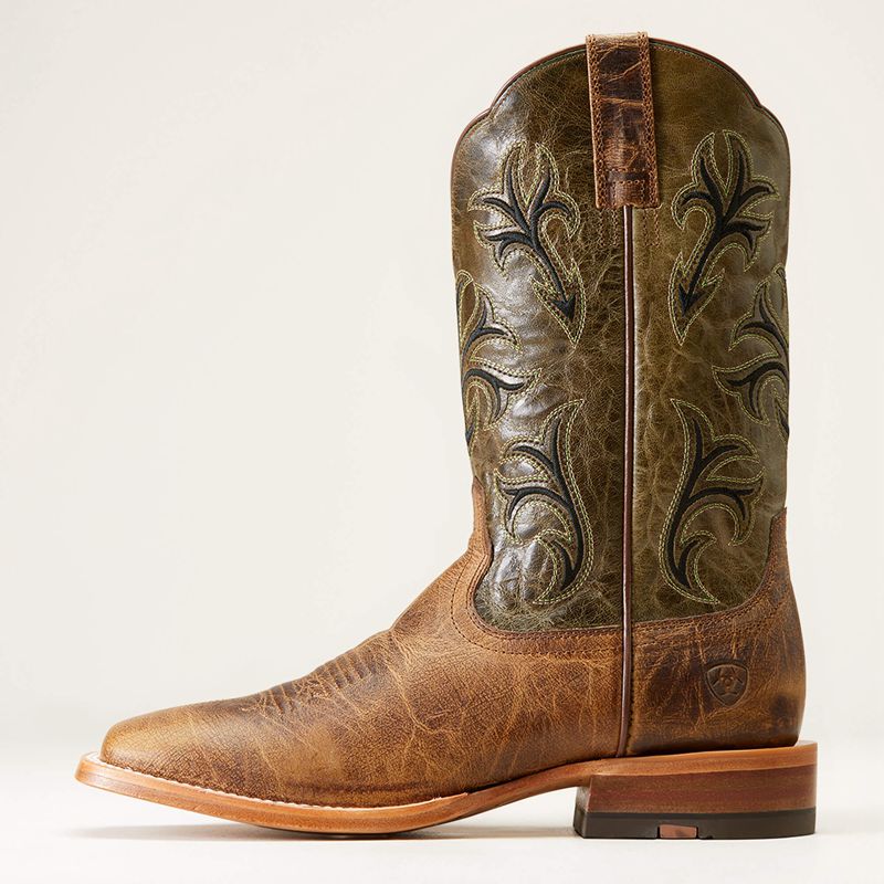 Ariat Cowboss Western Boot Brązowe Polska | VELNJS-452