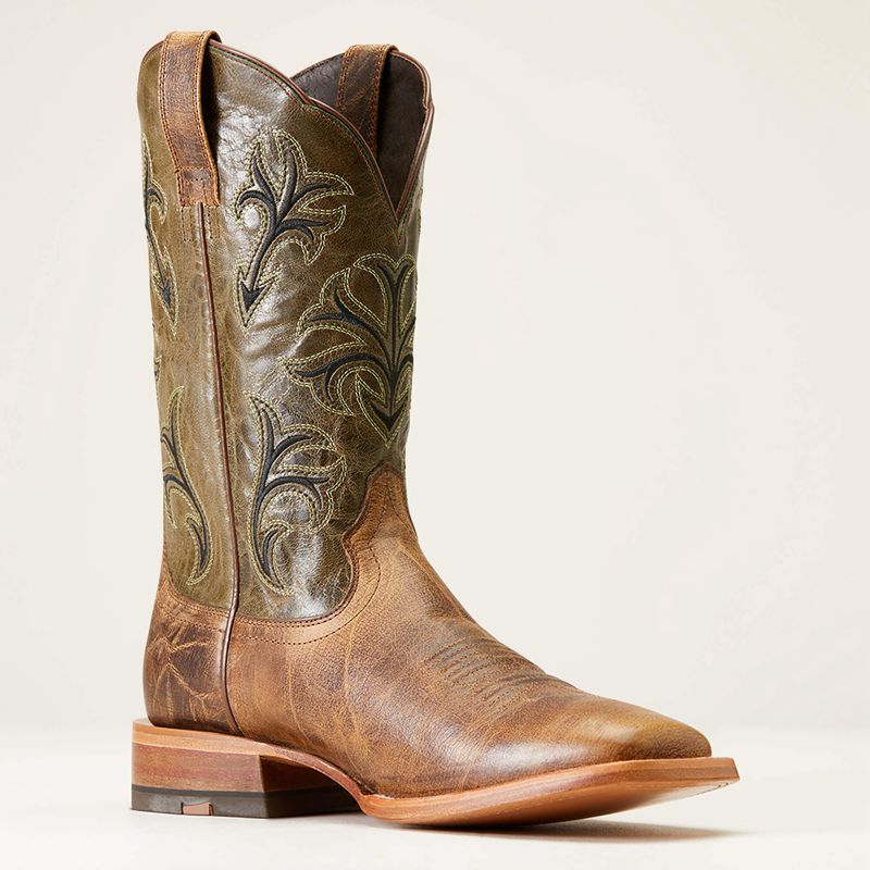 Ariat Cowboss Western Boot Brązowe Polska | VELNJS-452