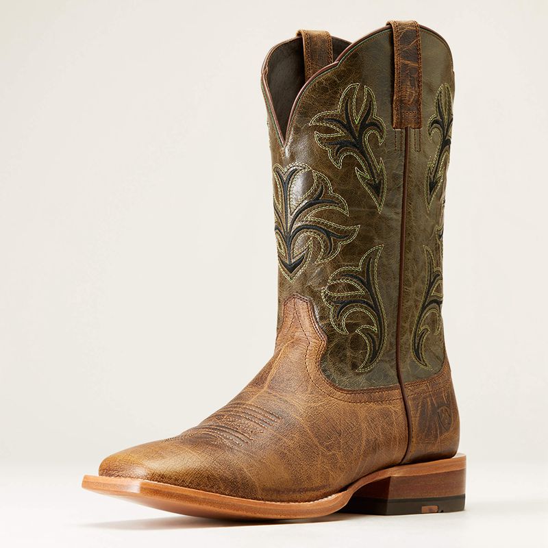 Ariat Cowboss Western Boot Brązowe Polska | VELNJS-452