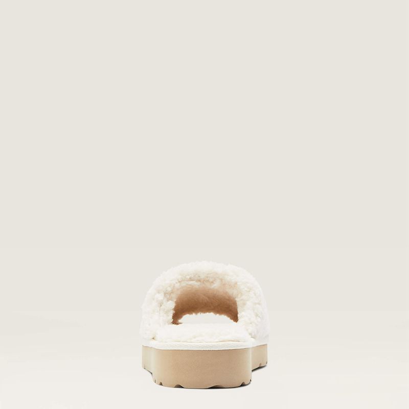 Ariat Cozy Chic Square Toe Slipper Kremowe Polska | ZPKWAU-739