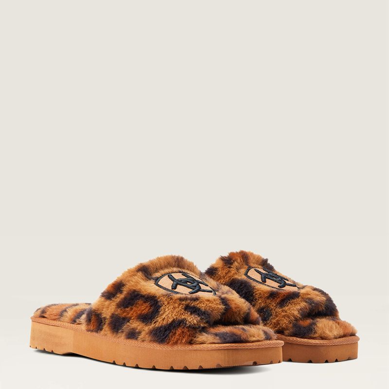 Ariat Cozy Chic Square Toe Slipper Panterka Polska | FUHEIR-590