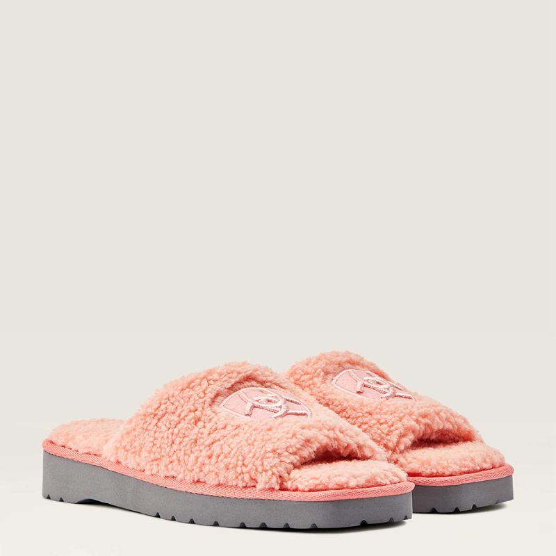 Ariat Cozy Chic Square Toe Slipper Różowe Polska | UCYQDN-307