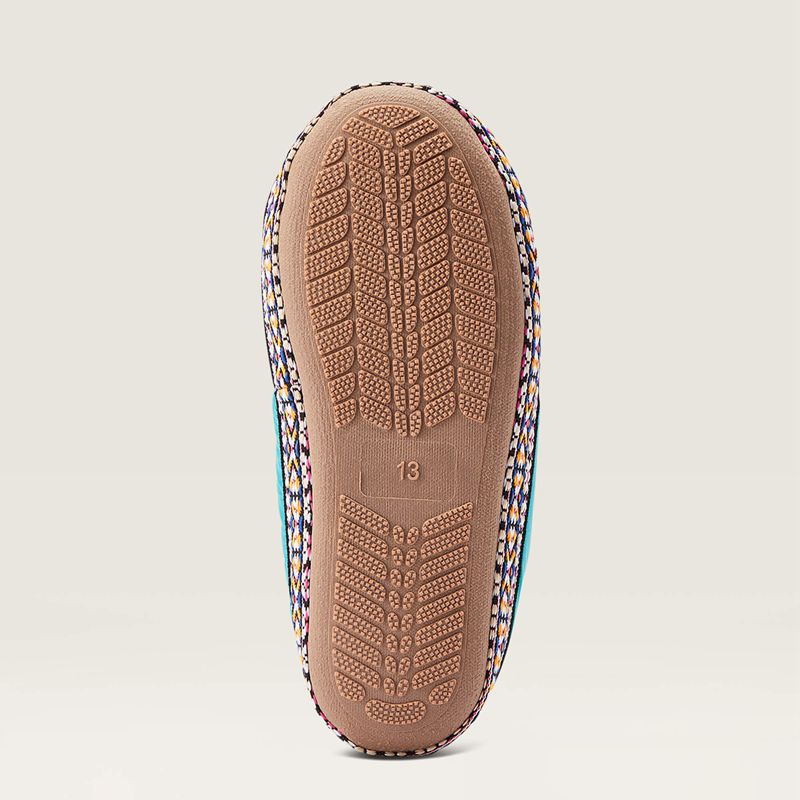 Ariat Crius Clog Slipper Turkusowe Polska | BEVQXN-903