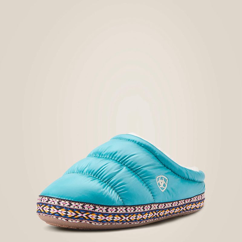 Ariat Crius Clog Slipper Turkusowe Polska | BEVQXN-903