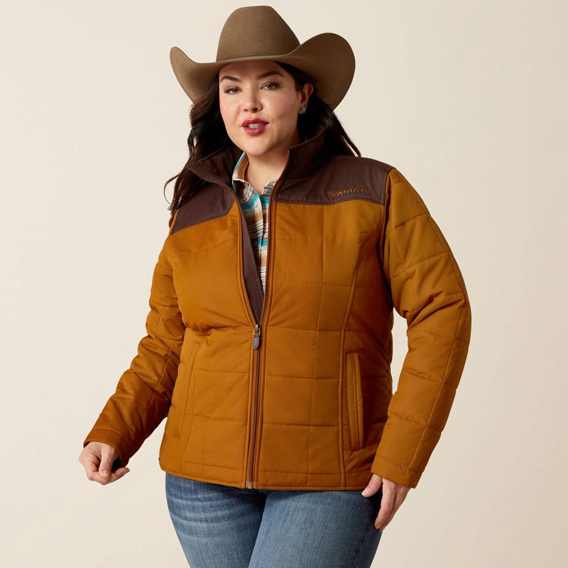 Ariat Crius Insulated Jacket Chestnut/Chocolate Plum Polska | BMUAXV-761