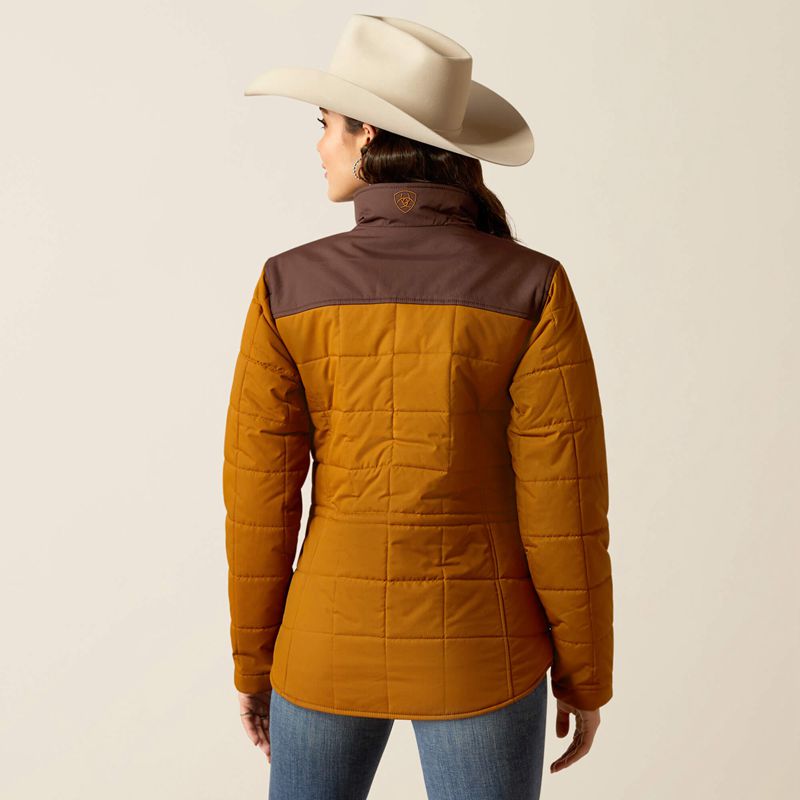 Ariat Crius Insulated Jacket Chestnut/Chocolate Plum Polska | BMUAXV-761