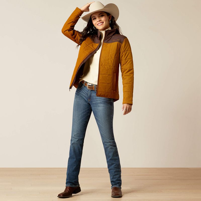 Ariat Crius Insulated Jacket Chestnut/Chocolate Plum Polska | BMUAXV-761