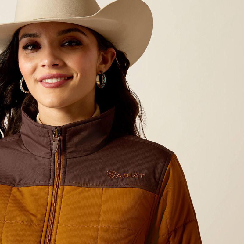 Ariat Crius Insulated Jacket Chestnut/Chocolate Plum Polska | BMUAXV-761