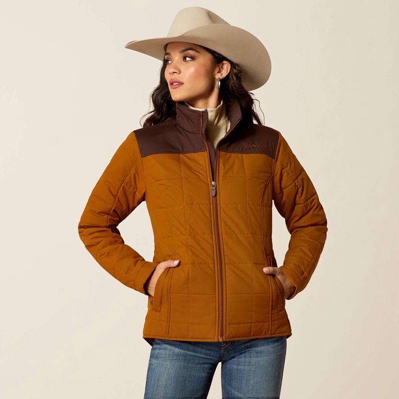 Ariat Crius Insulated Jacket Chestnut/Chocolate Plum Polska | BMUAXV-761