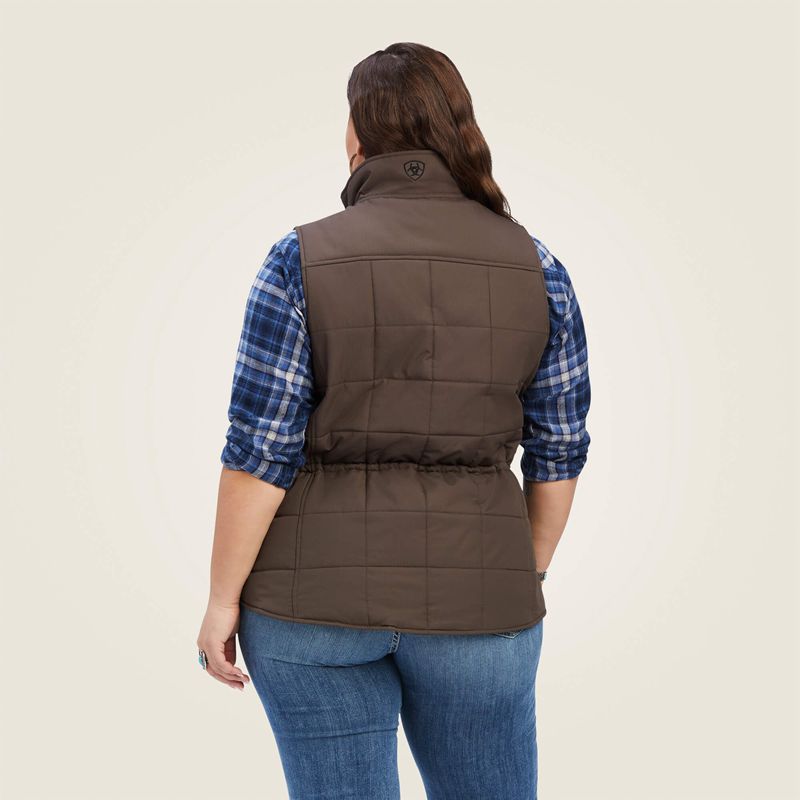 Ariat Crius Insulated Vest Banyan Bark Polska | PGFHDJ-815