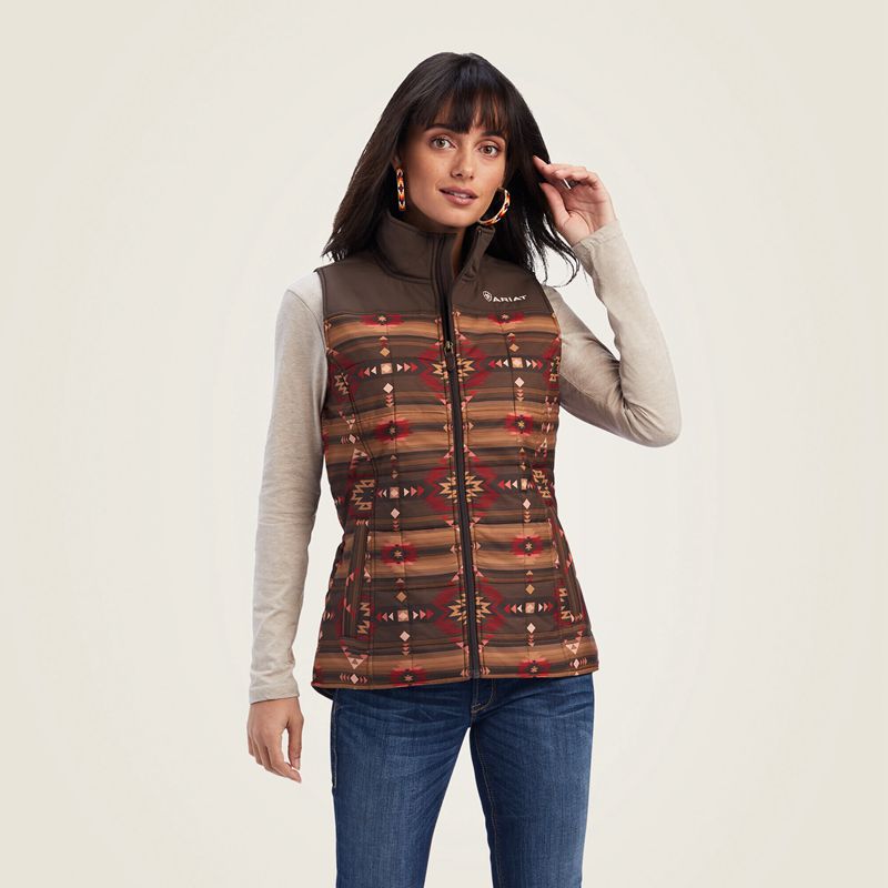 Ariat Crius Insulated Vest Canyonlands Print Polska | UQVODY-920