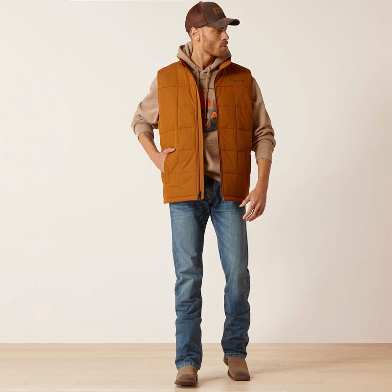 Ariat Crius Insulated Vest Chestnut Polska | EOUMPY-246