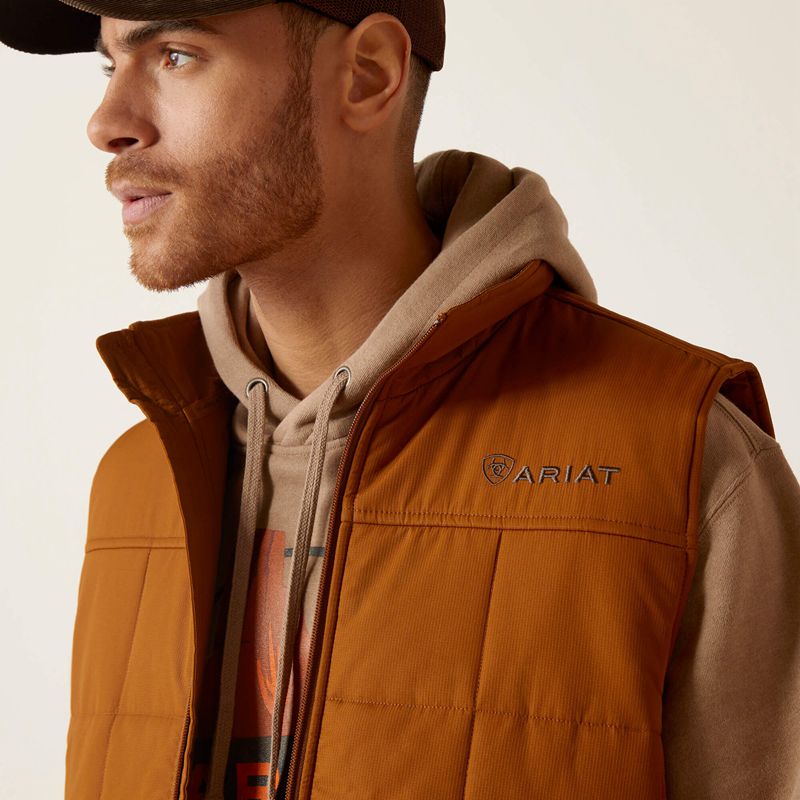 Ariat Crius Insulated Vest Chestnut Polska | EOUMPY-246