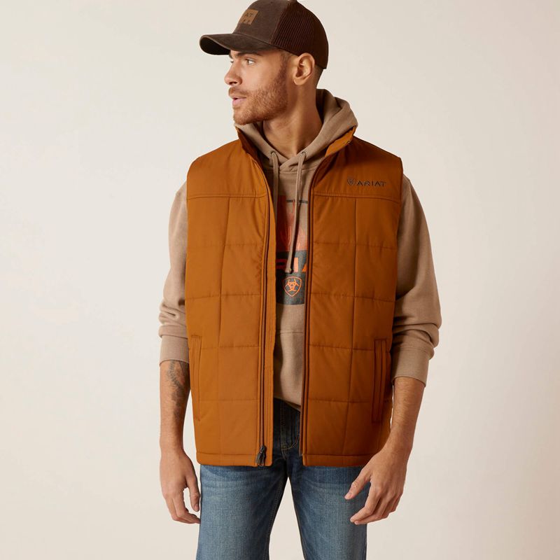 Ariat Crius Insulated Vest Chestnut Polska | EOUMPY-246