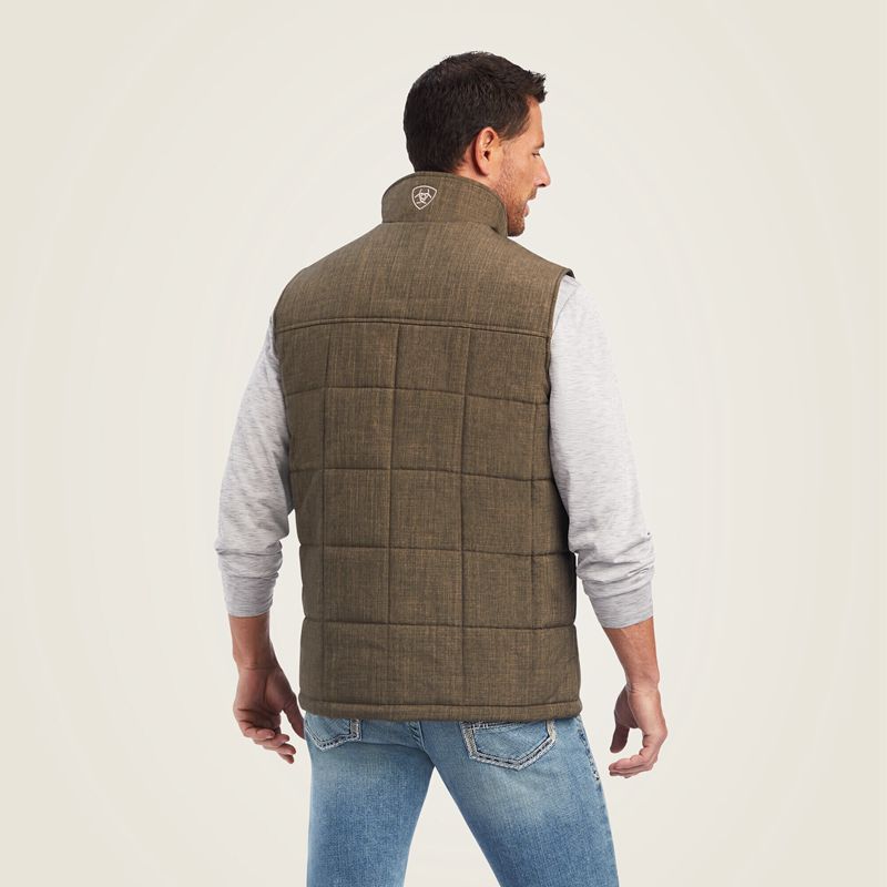 Ariat Crius Insulated Vest Crocodile Polska | YCIVWM-329