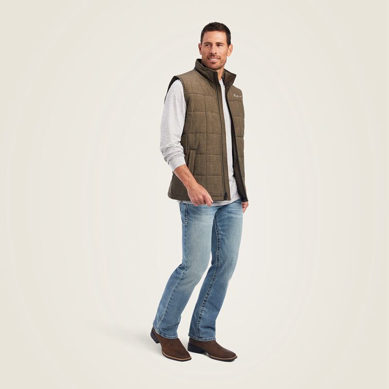 Ariat Crius Insulated Vest Crocodile Polska | YCIVWM-329