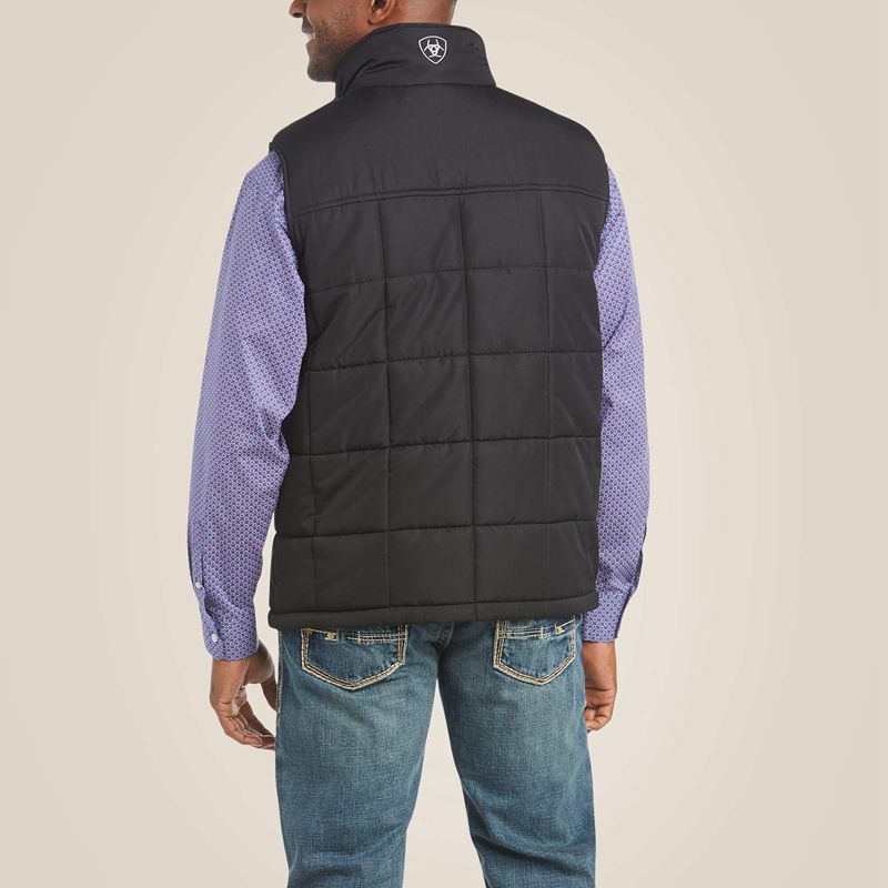 Ariat Crius Insulated Vest Czarne Polska | GROYJK-268