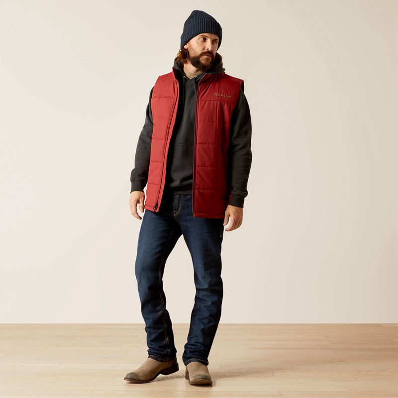 Ariat Crius Insulated Vest Rosewood Polska | WUJOKE-140