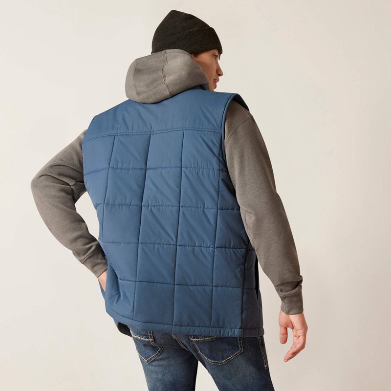 Ariat Crius Insulated Vest Steely Polska | SDYCEB-046