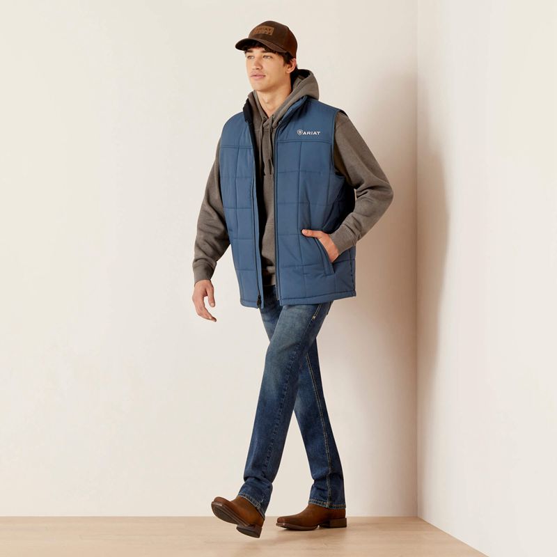 Ariat Crius Insulated Vest Steely Polska | SDYCEB-046