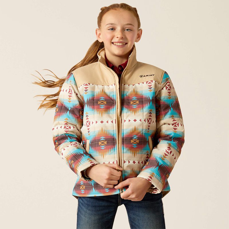 Ariat Crius Jacket Serrano Southwest Print Polska | HCMAEQ-085