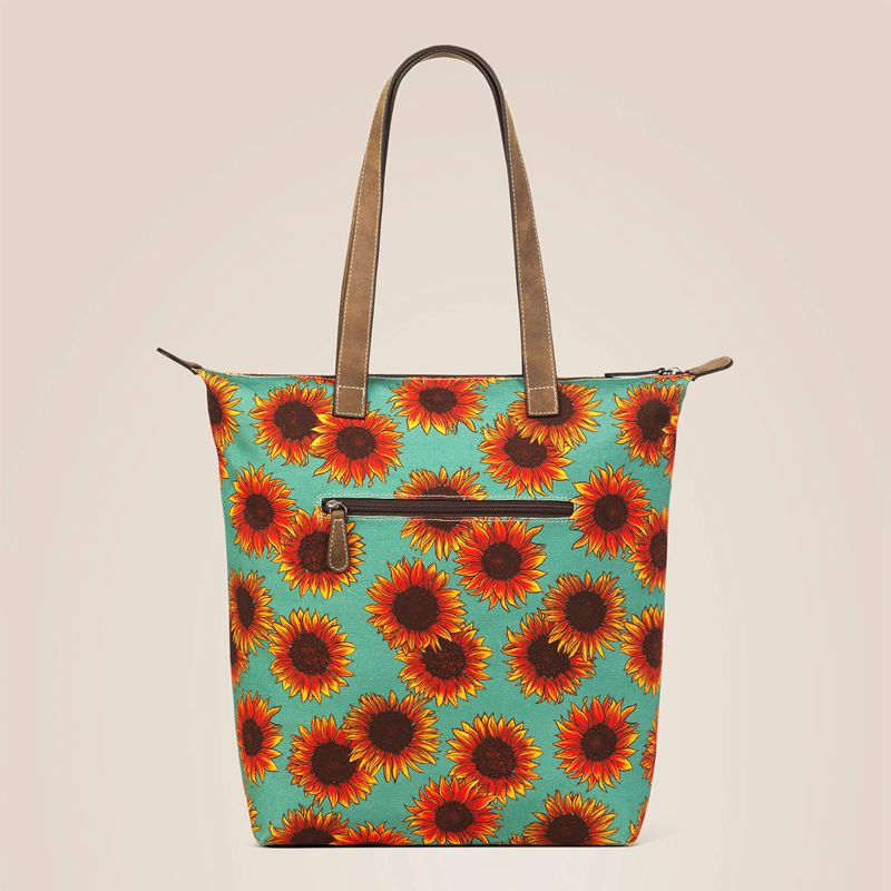 Ariat Cruiser Large Tote Bag Sunflower Multi Polska | QLNSAE-468