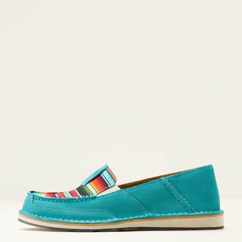 Ariat Cruiser Teal Suede/Striking Serape Polska | QWPMEH-574