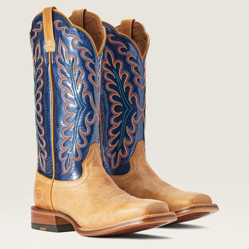 Ariat Darbie Western Boot Flaxen Polska | ORJWQI-567