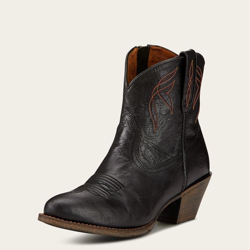 Ariat Darlin Western Boot Czarne Polska | GLKUCV-129